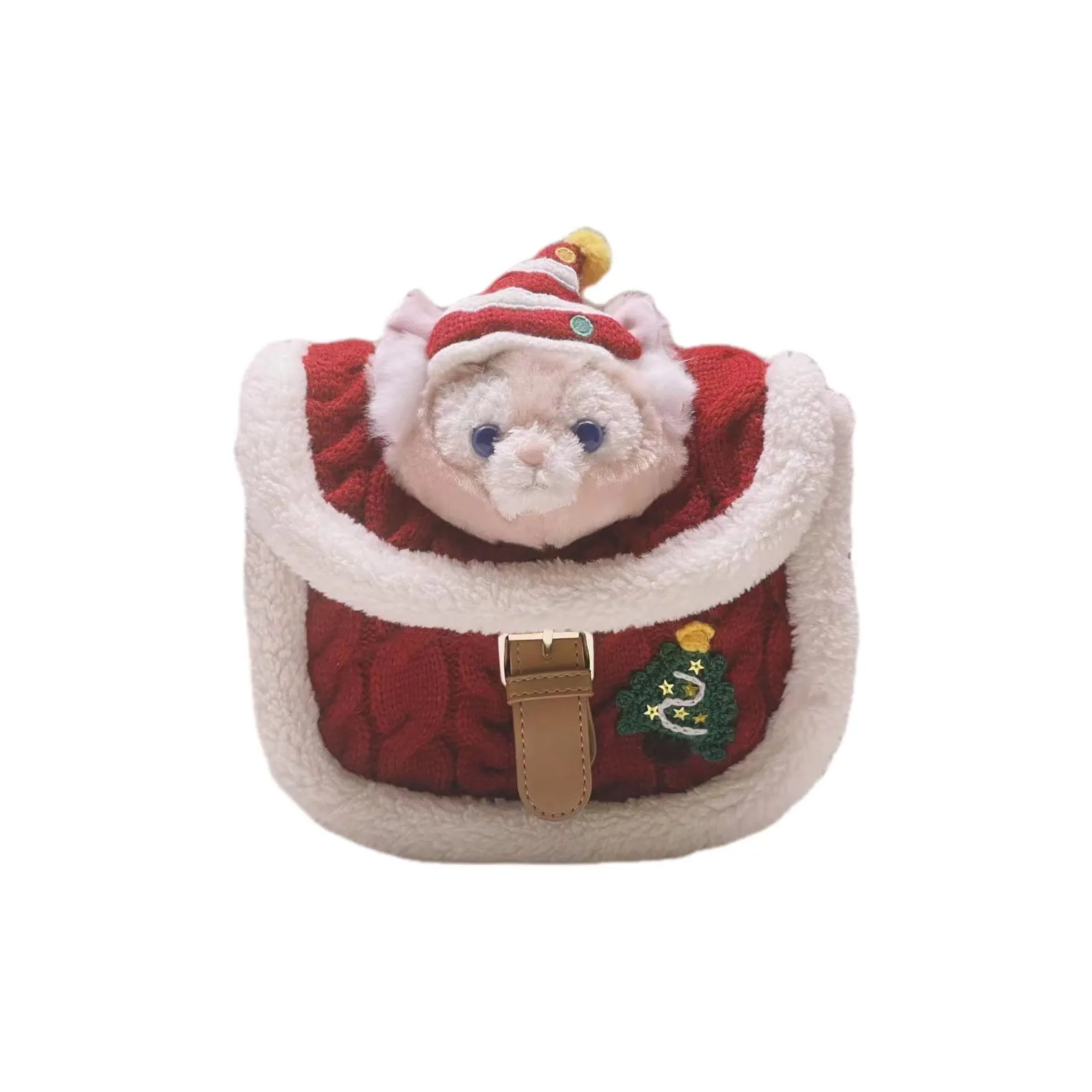 Disney Теплая зима Полиакрилонитрил Сумка через плечо Стандартная Унисекс Красный Розовый