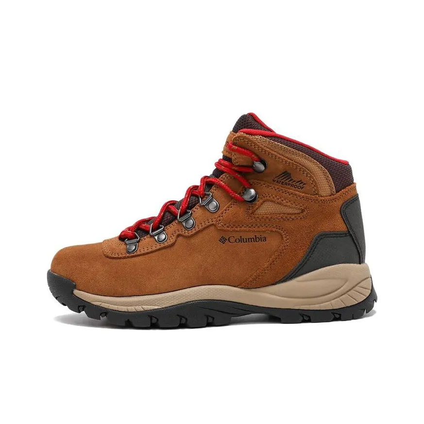 Columbia Wear-resistant And Waterproof Mid-Top Outdoor Shoes Women's Khaki