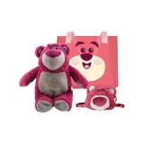스트로베리 곰돌이 향기 (30cm) + 플러시 십자-바디 가방 + 젤리 백