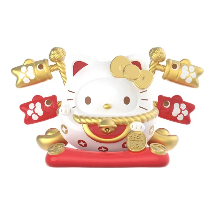 TOP TOY x Sanrio Hello Kitty Happy Cat Collection Слепые коробки Один Mystery Коробка 2 Сюрприз-коробки Целая коробка OF 9 шт