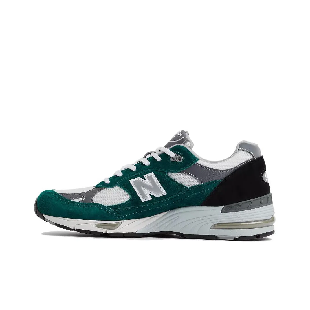 New Balance NB 991 Low Топ Беговые кроссовки Мужской Зеленый