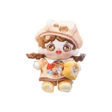 PU Mao 화이트 토끼 crisp + fragrant 허니 밤색 베이비 의류 + 출생 증서 + 선물 박스