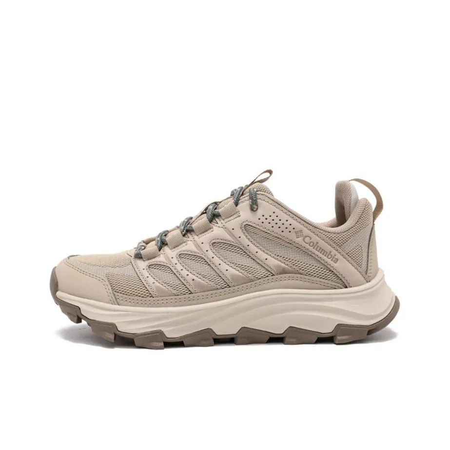 Columbia Cushioning, Wear Resistant Low Top Hiking Shoes Women's Khaki