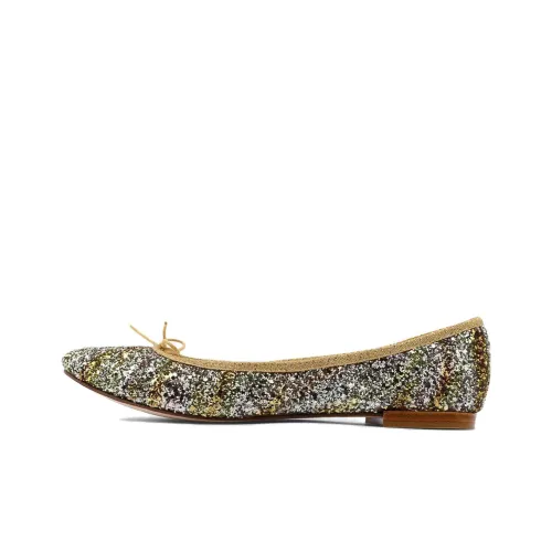 Repetto Cendrillon Женские повседневные туфли Белый, золотой Женские
