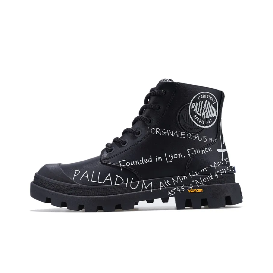 Palladium Pampa ботинки Martin Черный/Белый Мужской