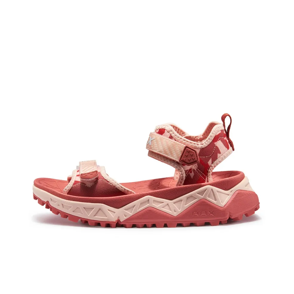 RAX Beach Sandals Women's Red Camouflage