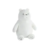 25cm 앉은 자세 화이트 베어