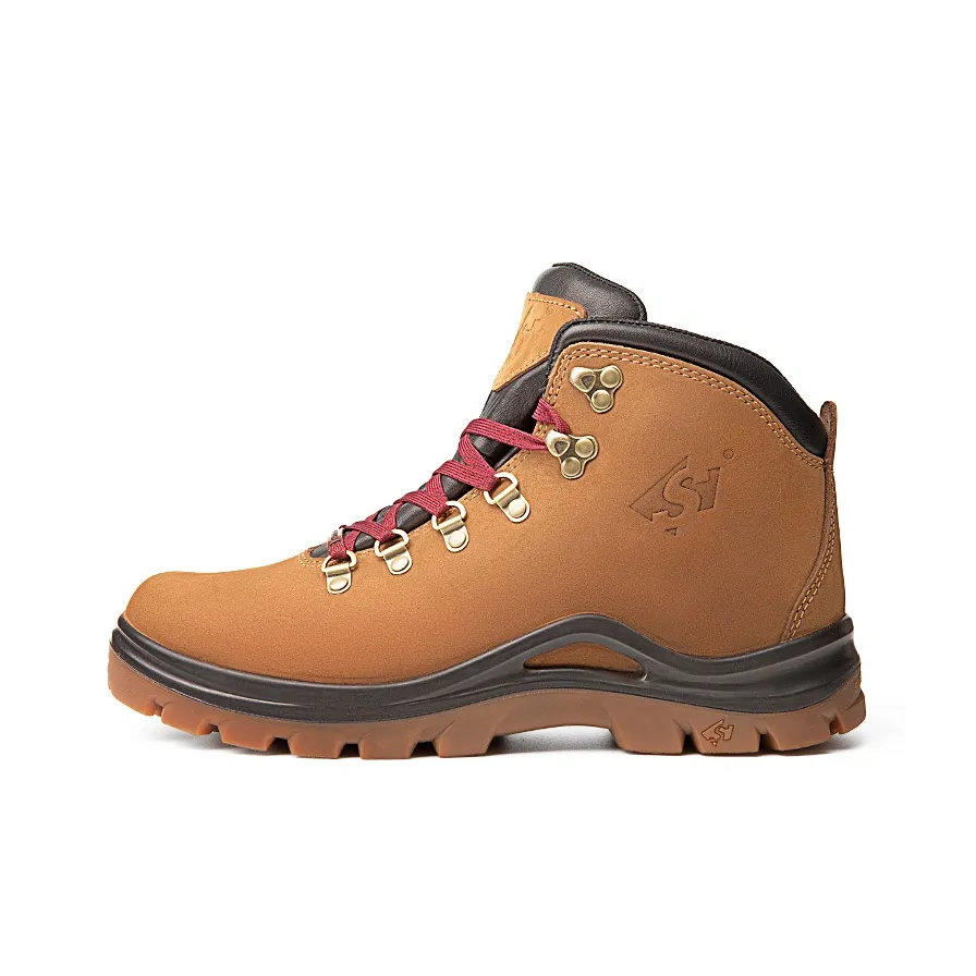 Slider Compass Series Mid Top Outdoor Shoes Men's Warm Brown