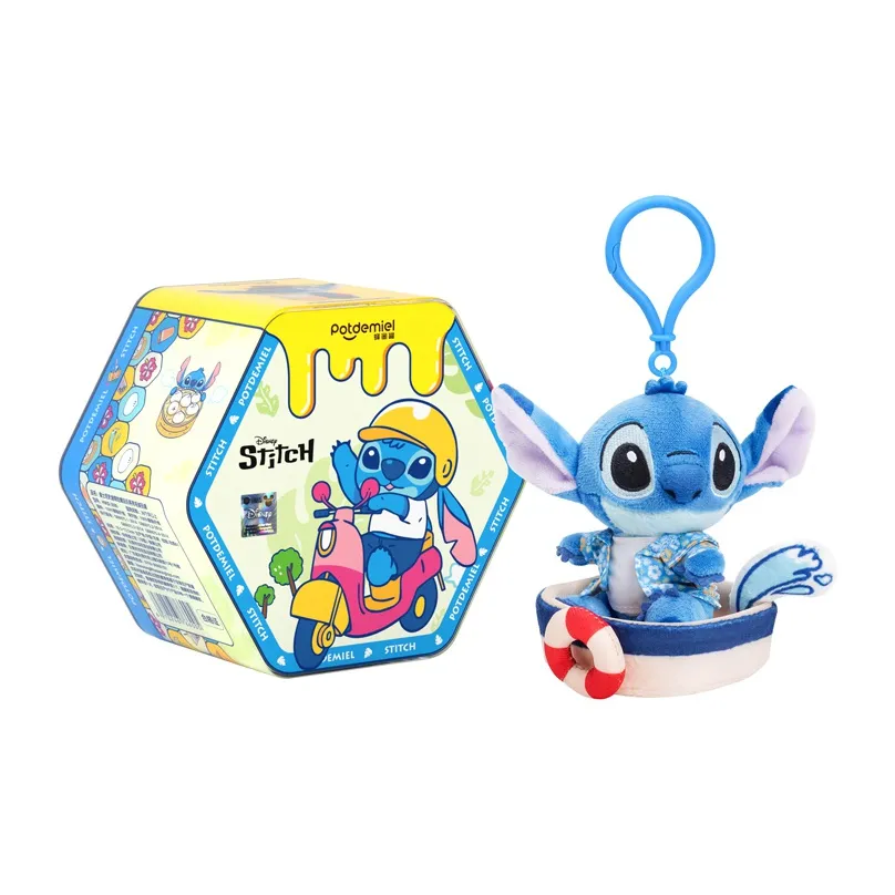 POTDEMIEL X Disney Стич Еда Напитки Игра Веселье Слепые коробки 1 коробка полная коробка 8 шт
