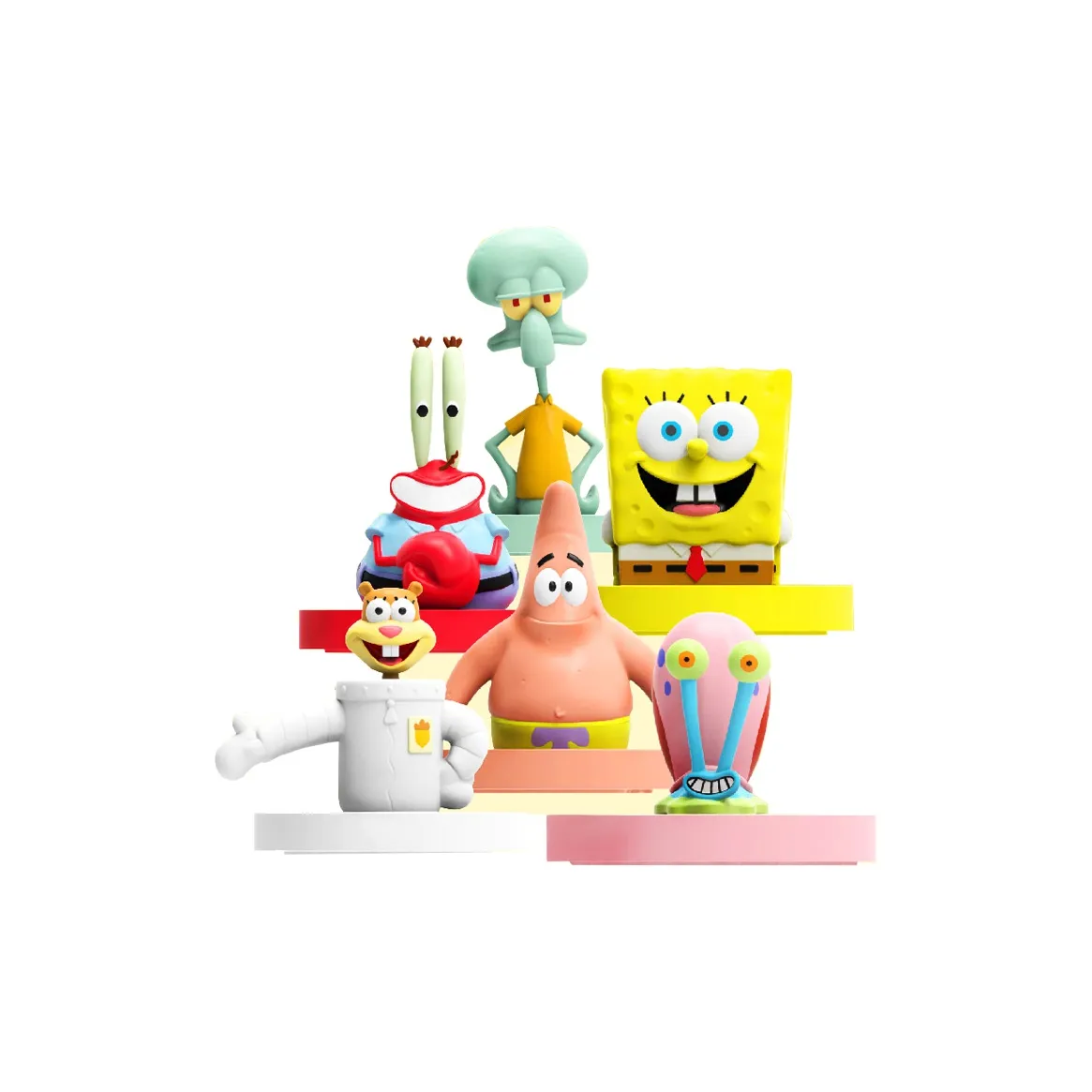 SUNNY SANDY Губка Боб Патрик Стар Краб Boss Скуалвар Десять Коробок 3 Упаковки 4 Упаковки