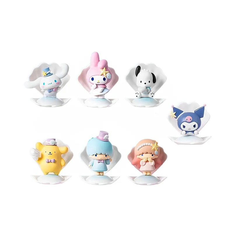 Miniso Pacha Dogs Нефритово-морской Праздника Коллекция Слепые коробки Один Mystery Коробка 2 сюрприз-коробки Полный комплект Mystery Коробка