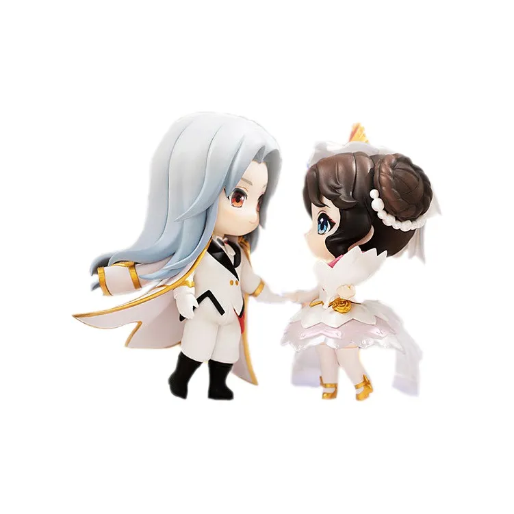 Buy for $118 True Love Supreme, Pure White Wedding, Zhou Yu Xiao Qiao, Set Chibi Figures