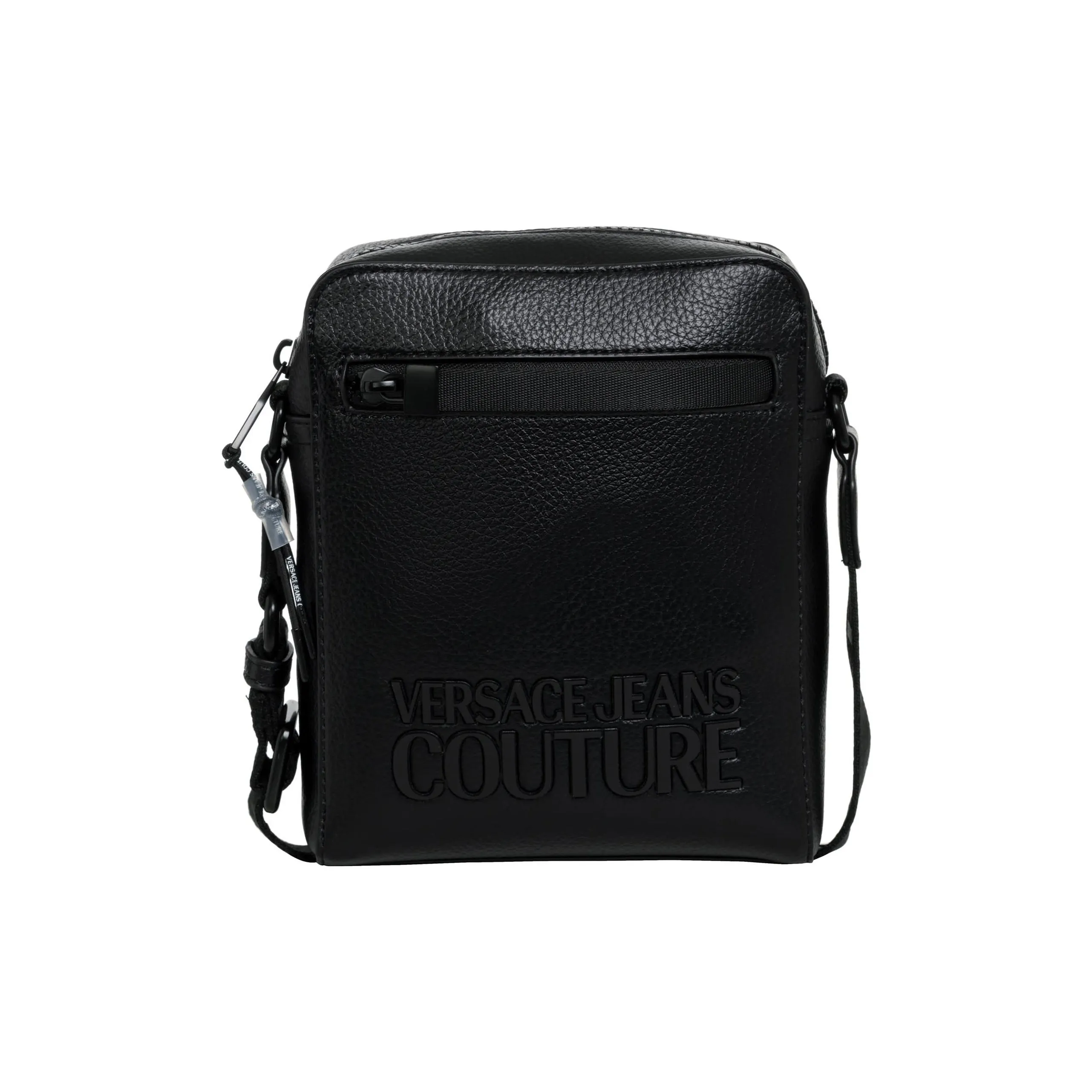 VERSACE JEANS COUTURE PU Crossbody Bags Men's Black