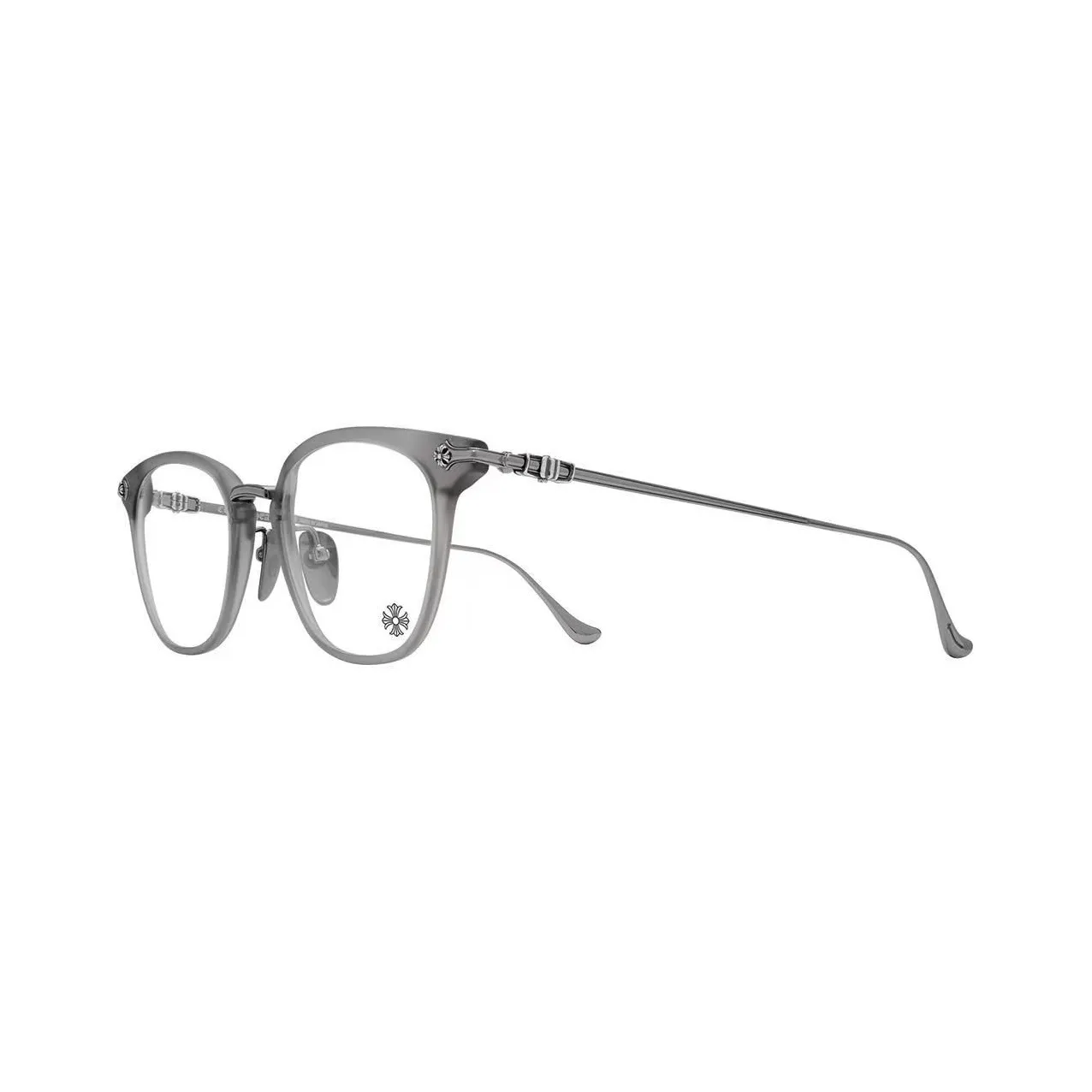 Chrome Hearts Butterfly Eyeglass Frames Unisex Gray