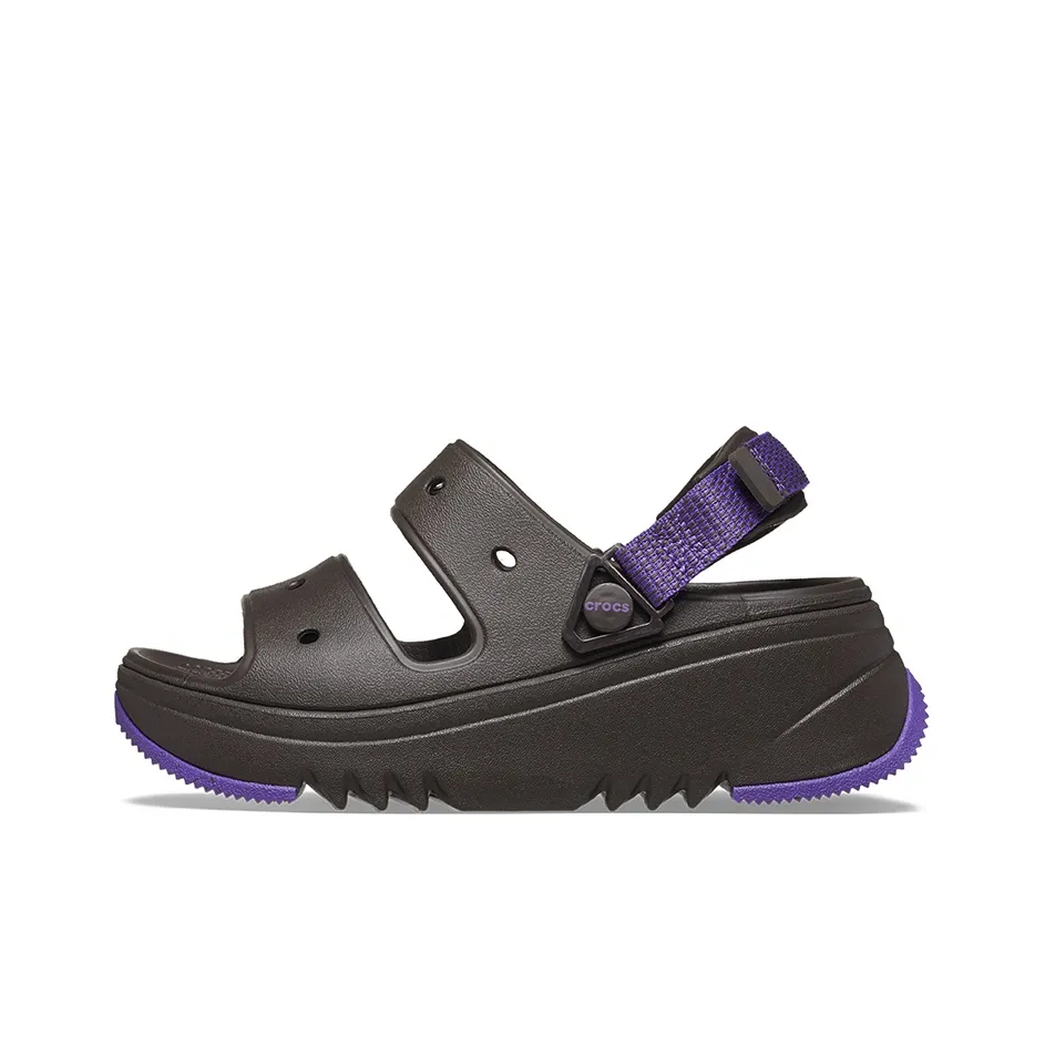 Crocs Hiker Xscape Sandal 'Espresso Neon Purple' Women's
