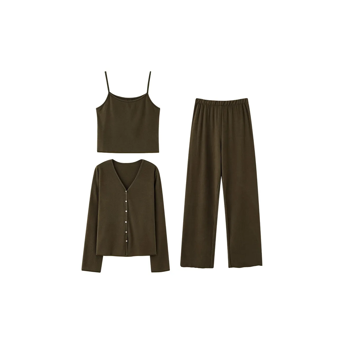 Jovini Pajama Set Women's Green