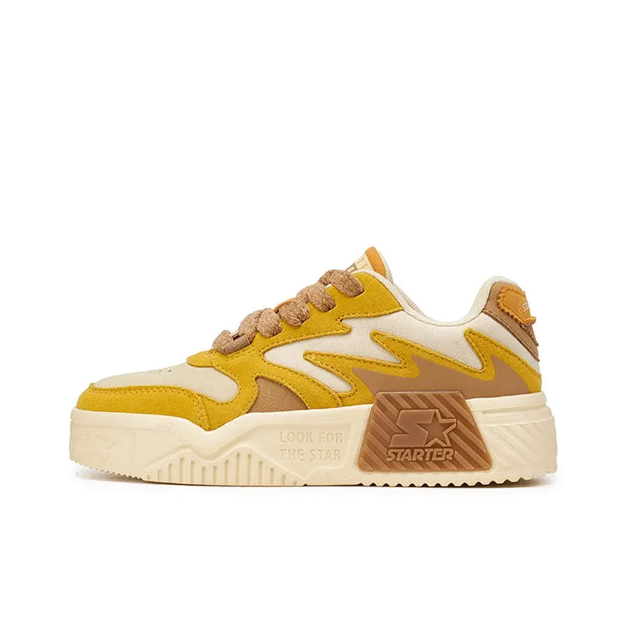 STARTER Vol Low-Top Skateboard Shoes Men's Mustard Yellow