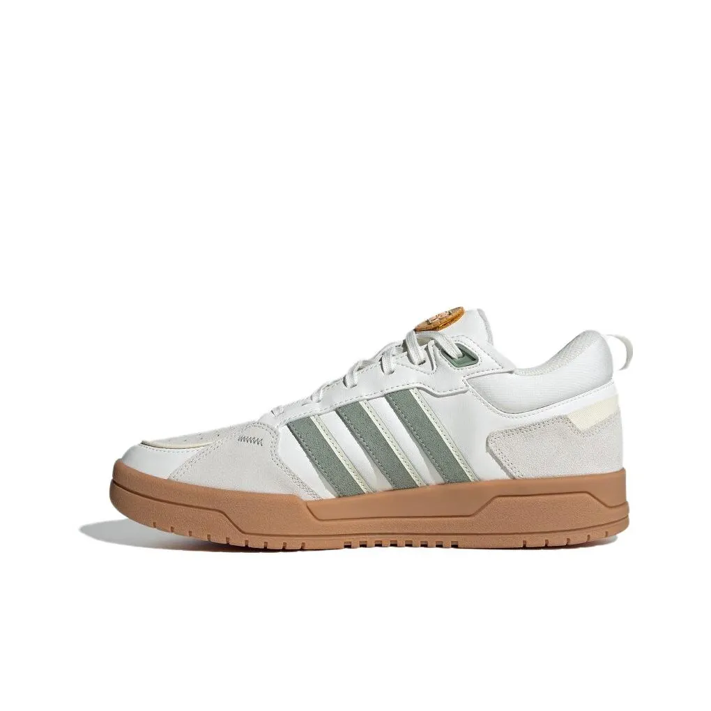 Adidas Neo 100DB Basketball shoes flyknit 'Beige White Green'