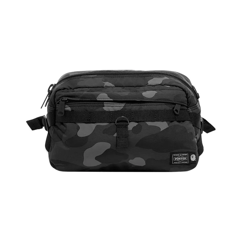 A BATHING APE Nylon Бананка Стандартный Мужской Черный