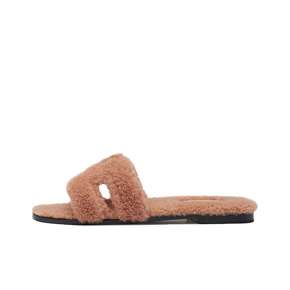 HERMES Oran Stylish Sandal Women's Brown