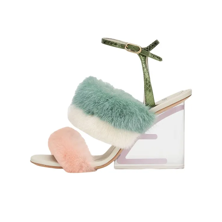 FENDI First One Strap Sandals Women's Pink