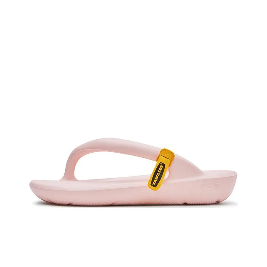 TAW TOE Устойчивые к истиранию шлепанцы унисекс для детей розовые