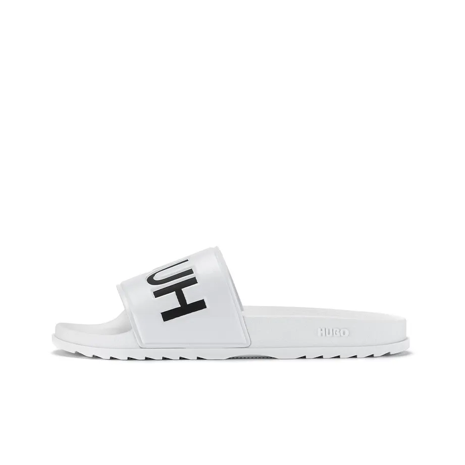 HUGO BOSS Quiet Slide Slippers Men's White