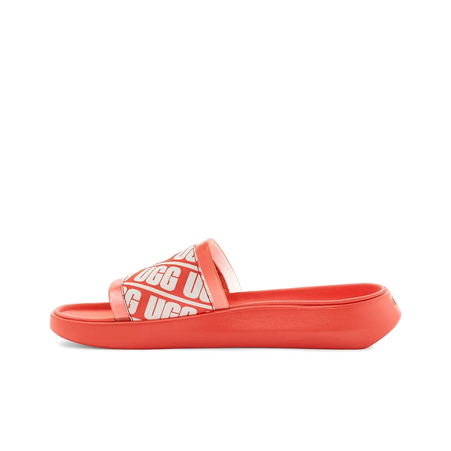 UGG Ruette Beach Orange Red Slippers Women's