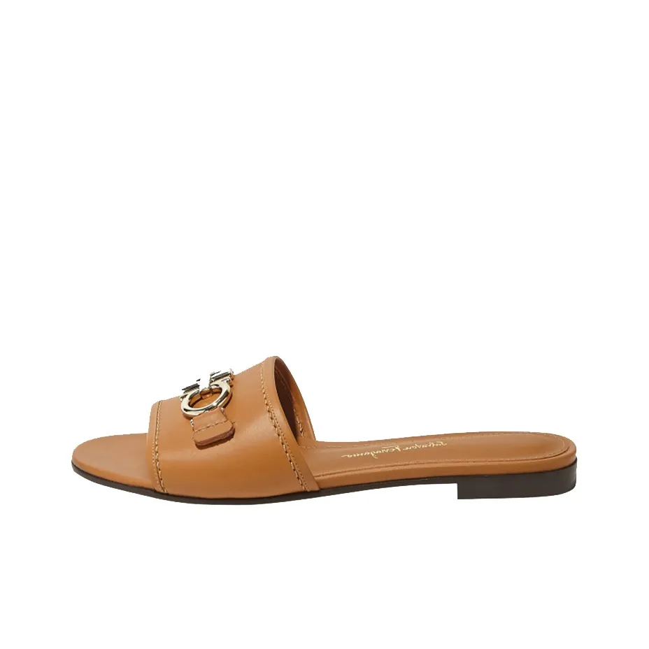 FERRAGAMO GANCINI Stylish Sandals Women's Brown