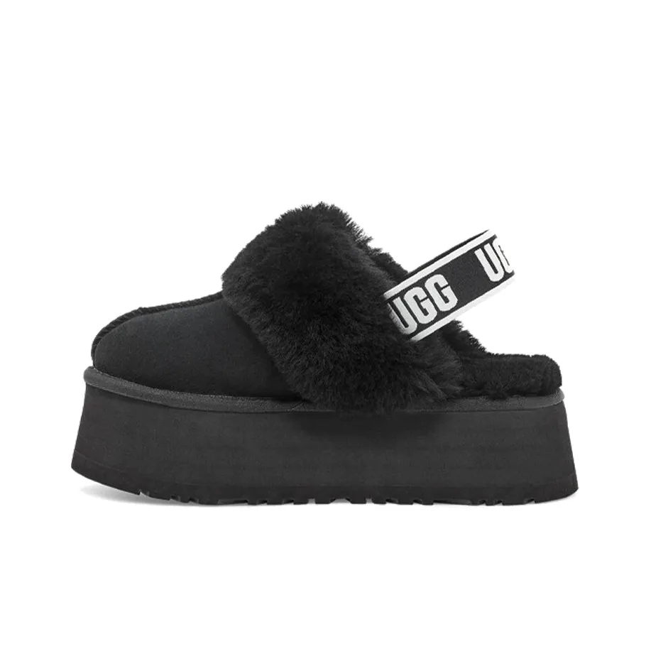UGG Funkette Slipper Black Women's