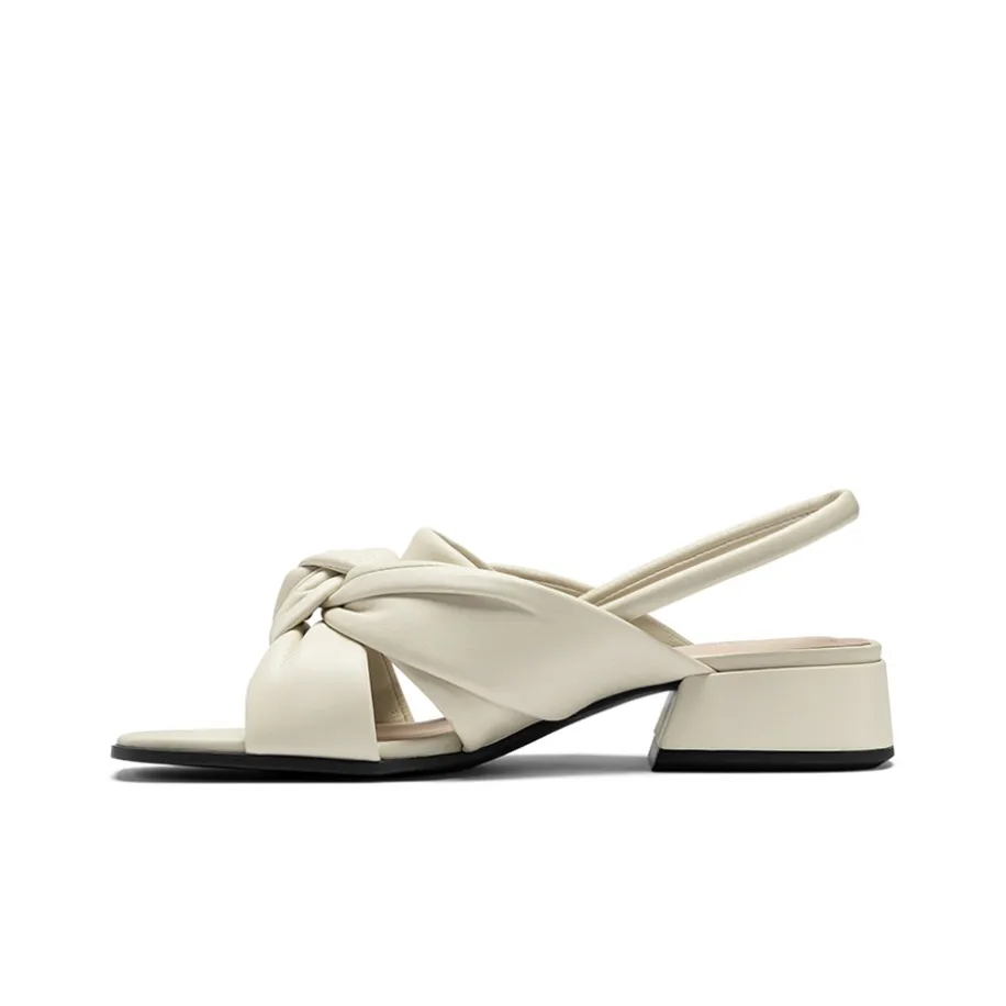 Ecco Elevate Squared Plastic Ya Square Head Series Fashion Sandal Women's Lime Gray
