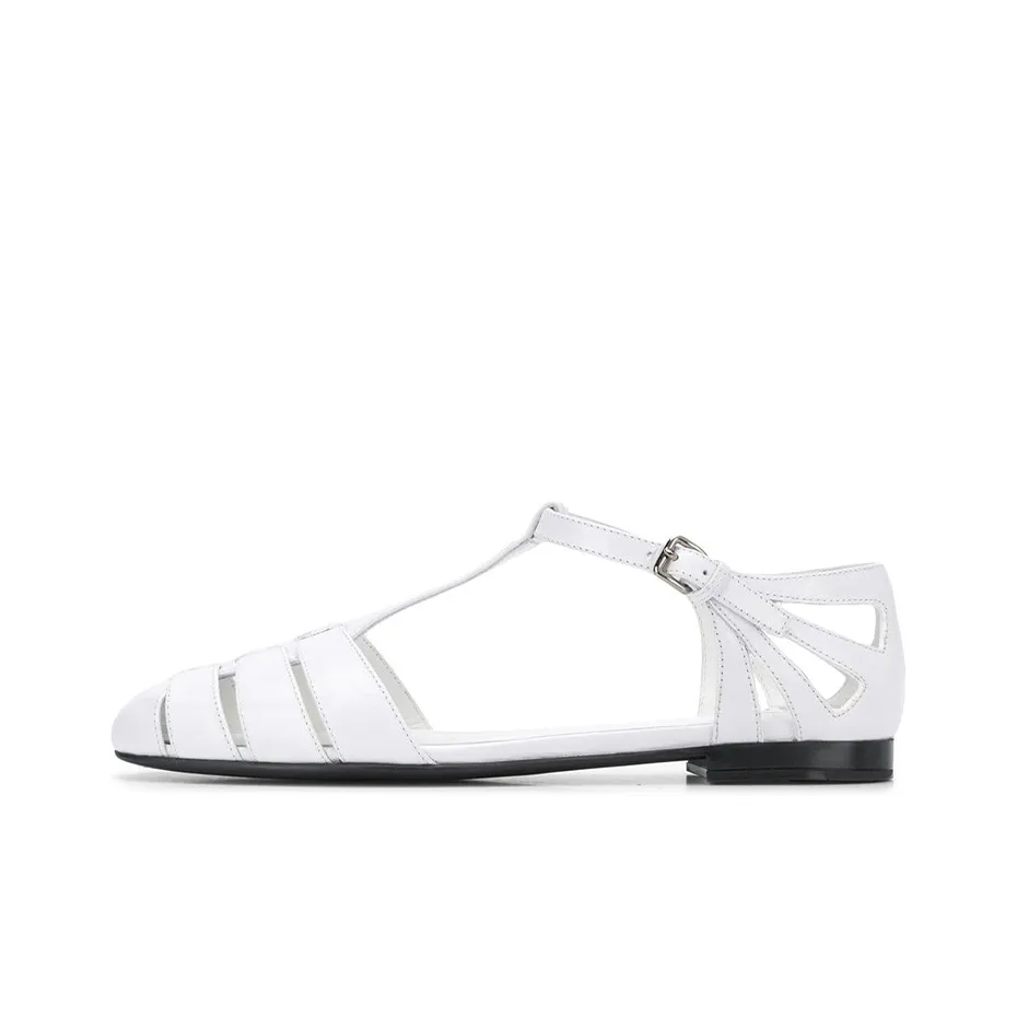 CHURCH'S Rainbow Closed Toe Slippers Women's White