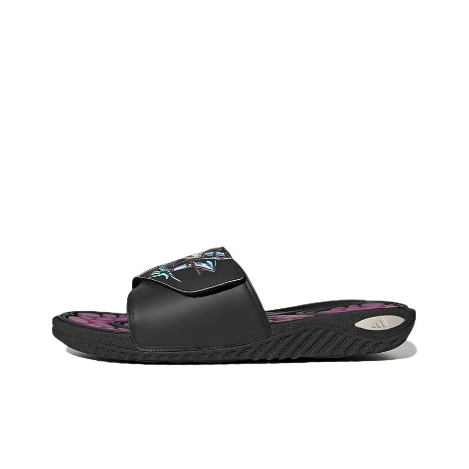 Adidas Reptossage Hook And Loop Slides Yu Gi Oh! Dark Magician
