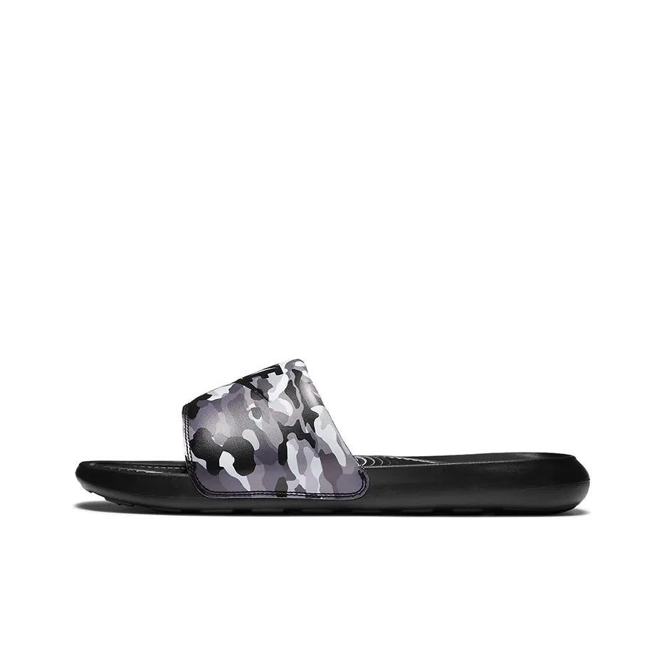 Nike Victori One Printed Slide 'Camo   Black Grey'