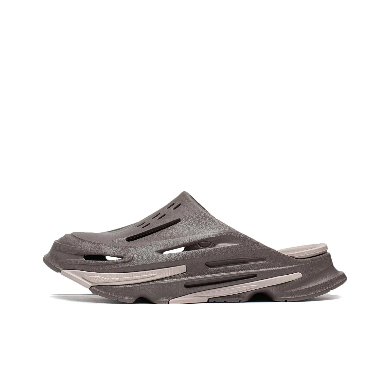 LiNing Slide Slippers Unisex Mushroom Brown
