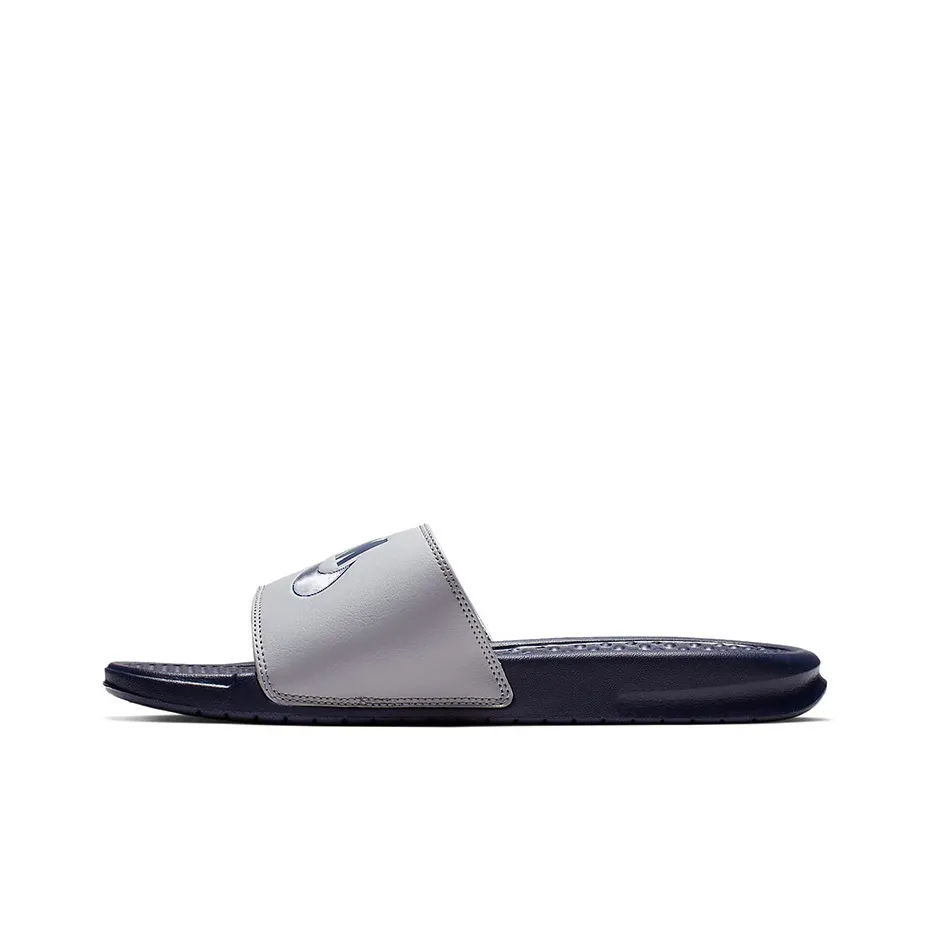 Nike Benassi JDI Foam Slide Мужские Серый Синий