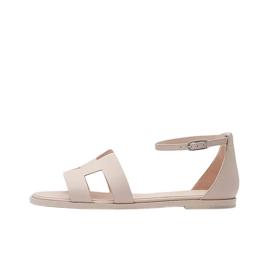HERMES One Strap Sandals Women's Pink