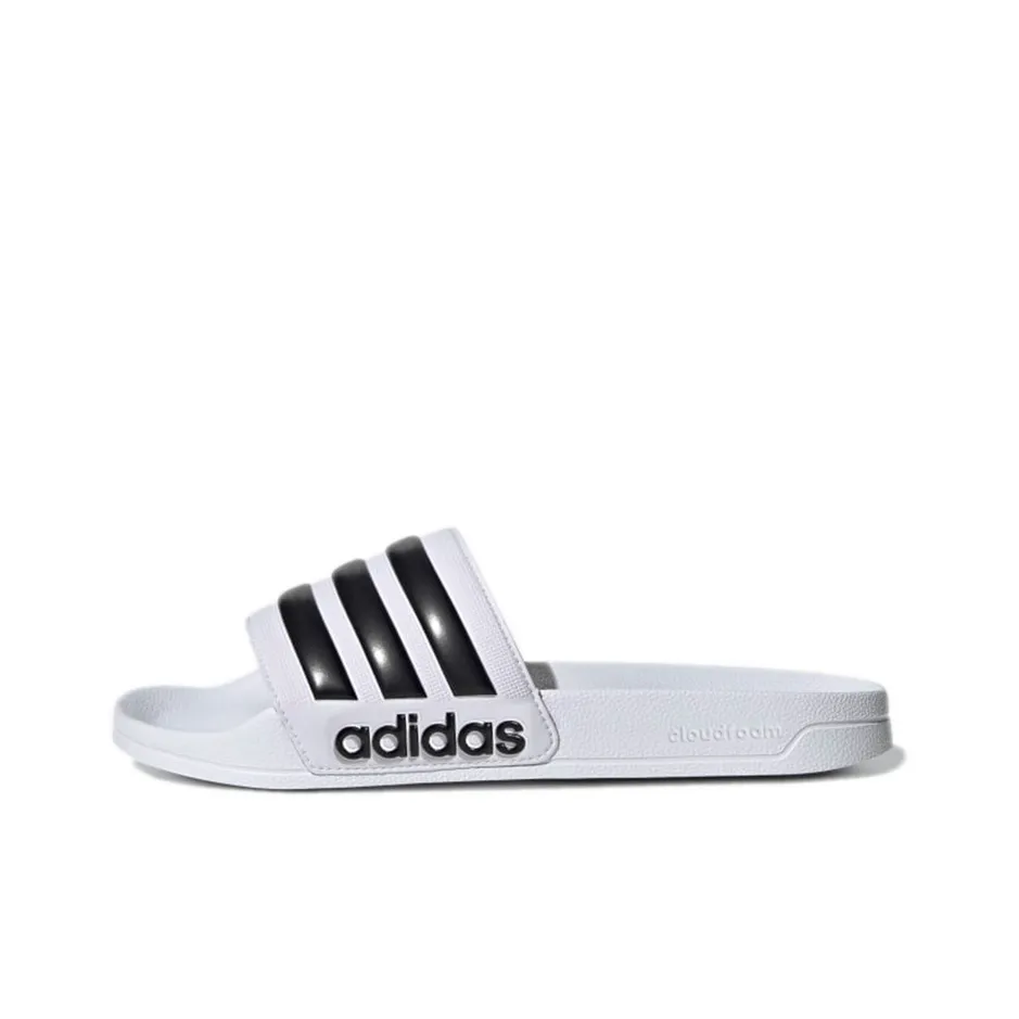 Adidas Adilette Shower Slide 'White Black'