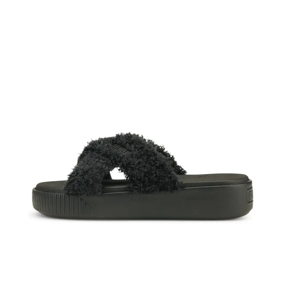 PUMA Platform Slide Slippers Women's Black
