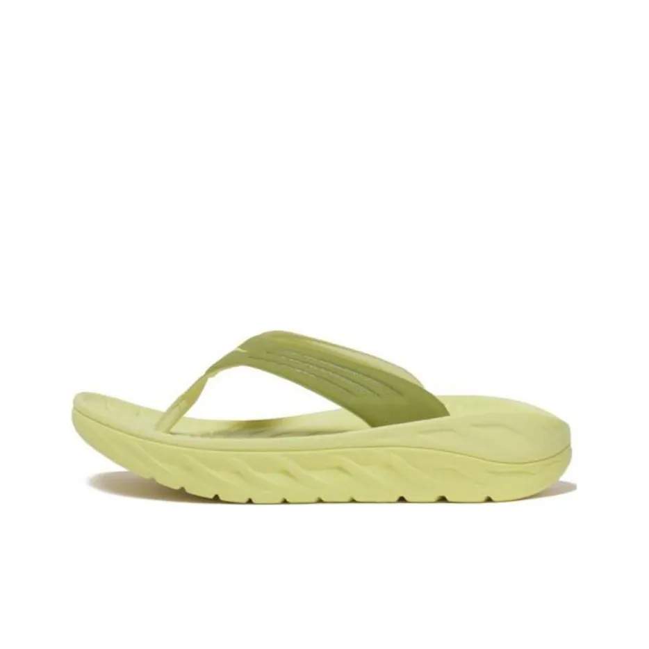 HOKA ONE ONE Ora Recovery Flip Green Moss Celery Root