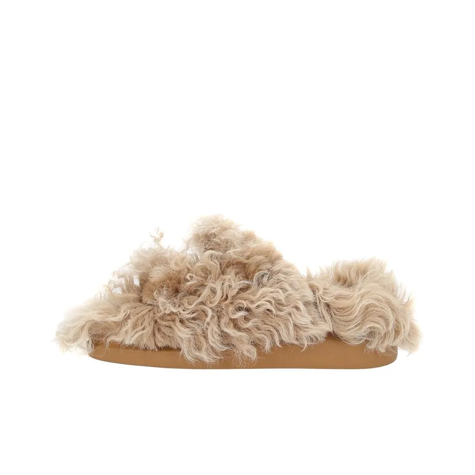 Alexander McQueen Double Strapped Round Toe Sandals Women's