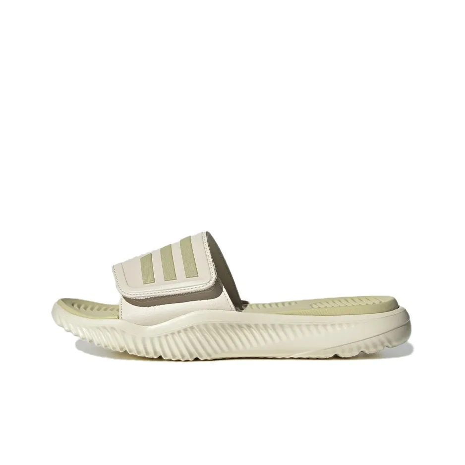 Adidas Alphabounce Slide 'Wonder White Sandy Beige Metallic'