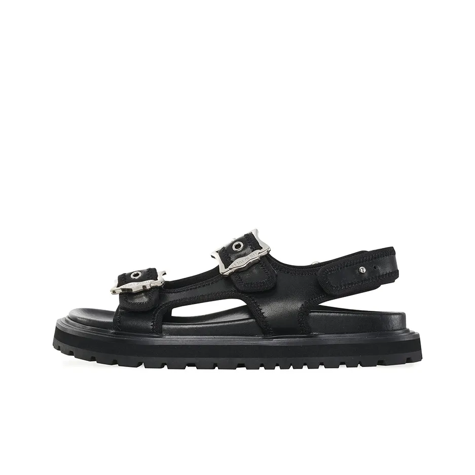 Lucia Tacci Designer Collection Beach Sandals Women's Silver