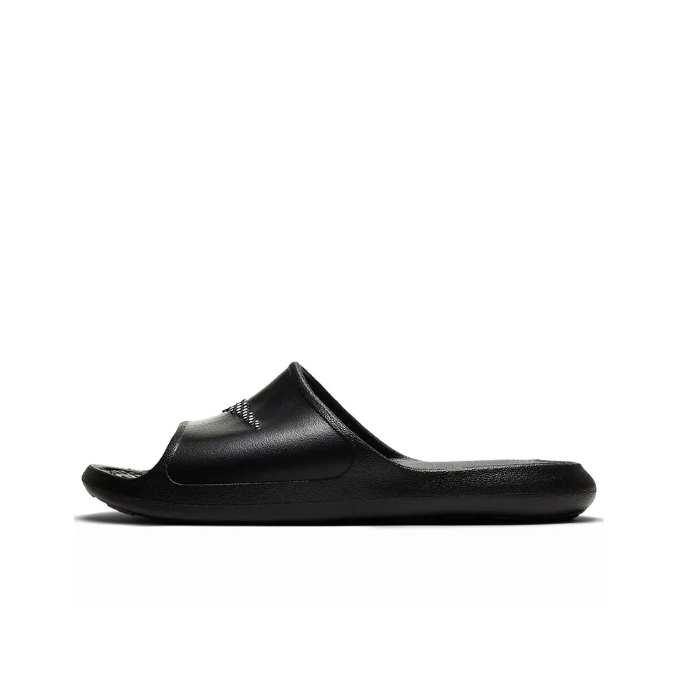 Nike Victori One Shower Slide Polka Dot Swoosh Black Women's