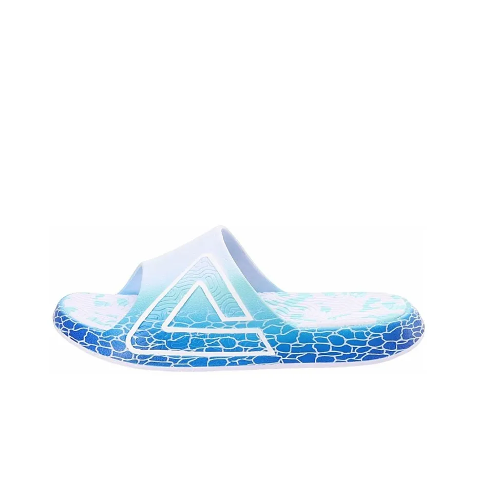ZUGUOSANSHALVHAIGUI x PEAK Slide Slippers Men's Sea Wave Blue