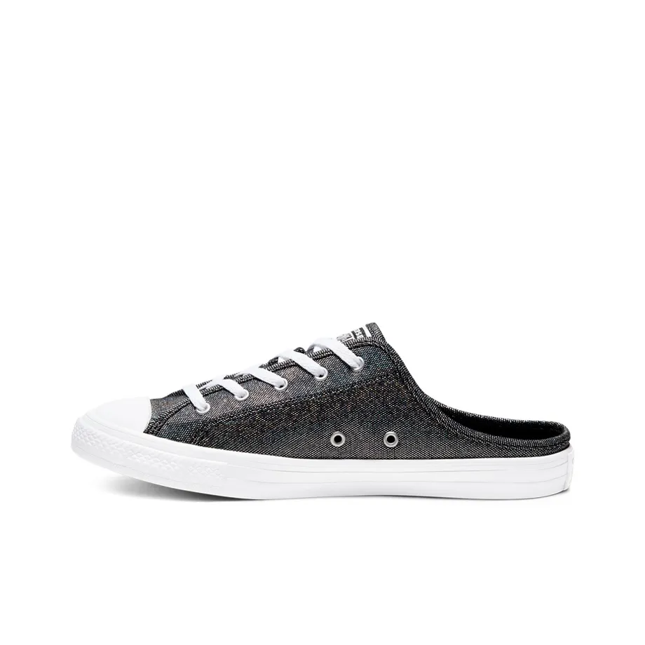 Converse Chuck Taylor All Star Dainty Mule Metal Black Pedal Casual Canvas Shoes Women's