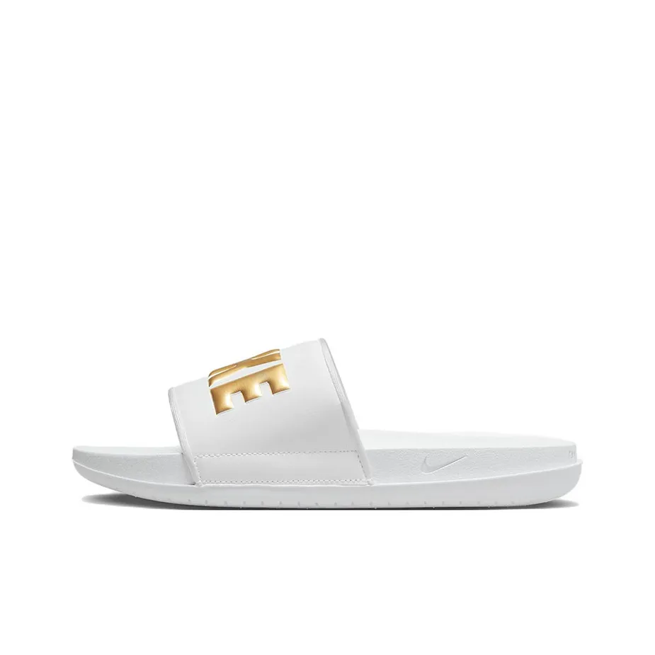 Nike Offcourt Slide 'White Metallic Gold' Women's