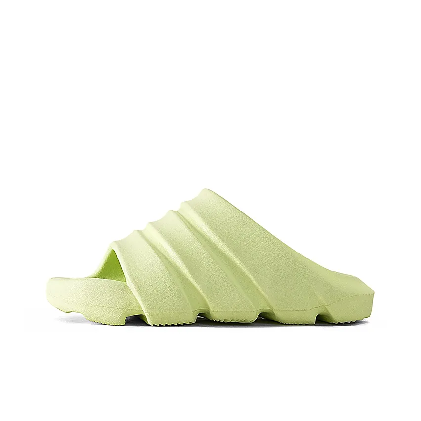 GOTO Slip Resistant Odor Resistant Abrasion Resistant Slide Slippers Unisex Melon Green