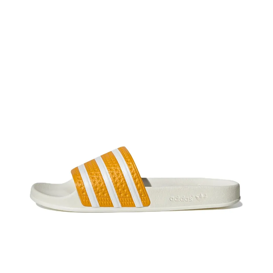 Adidas Adilette Slides Team Colleg Gold Cloud White Off White