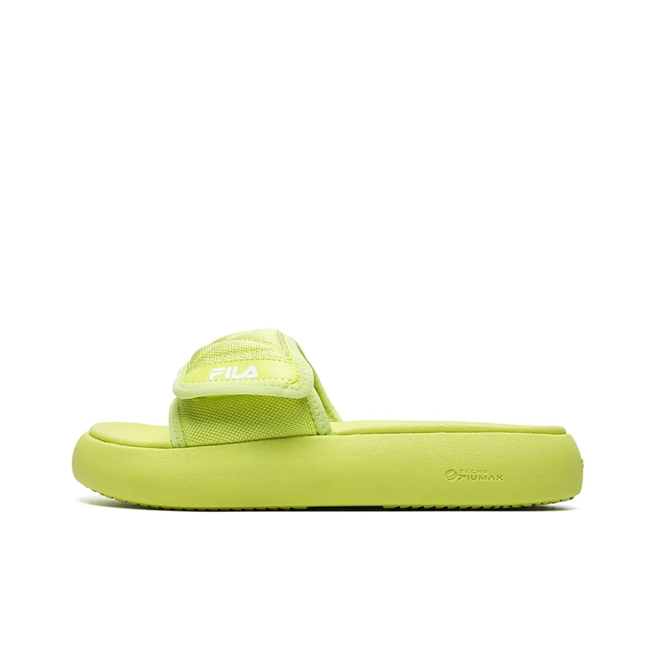 FILA FUSION DONUT DX Резиновая подошва Слипоны Женские Желтые